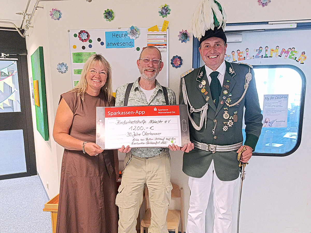 Foto (v. l.): Lydia Schoppmann, Norbert Gebker, Robert Schoppmann